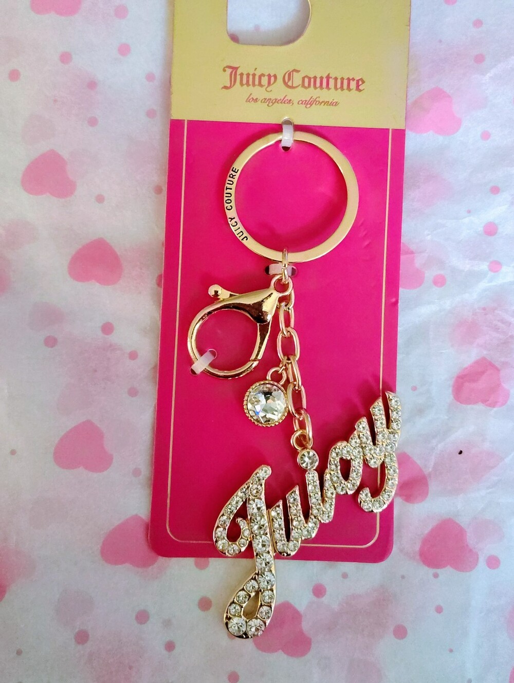 Juicy Couture Keychain Bag Charm